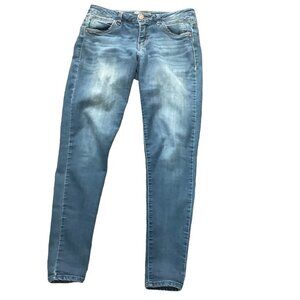 Wit & Wisdom Sz 4 (30.5x30) Ab-Solution Skinny Ankle Jeans Lt-Med Wash Blue 186A